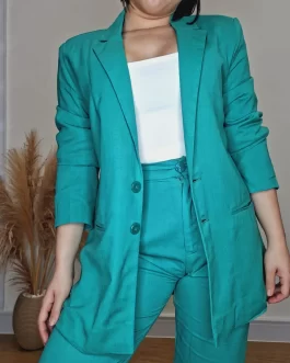 Blazer Lavínia com Linho